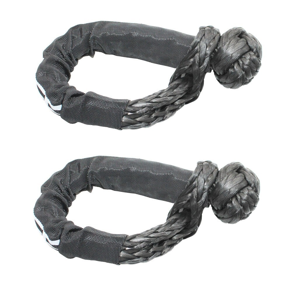8PK Synthetic Soft Shackle Rope 1/2 x 22″56000lbs Break Strength for UTV Offroad