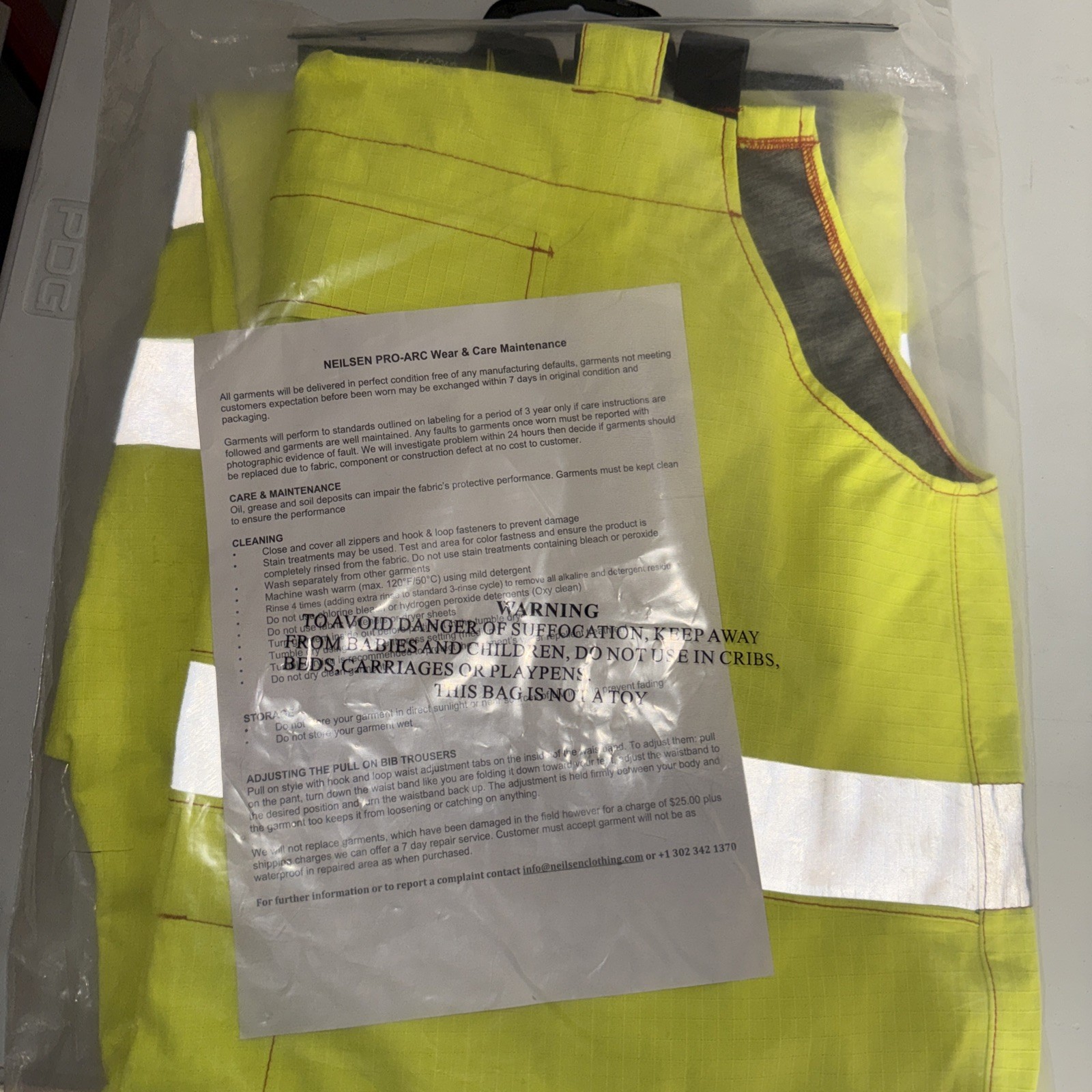 Neilsen FR/ARC CAT 3 PRO ARC® RAINWEAR / OUTERWEAR Bibs XXL Bib Pants
