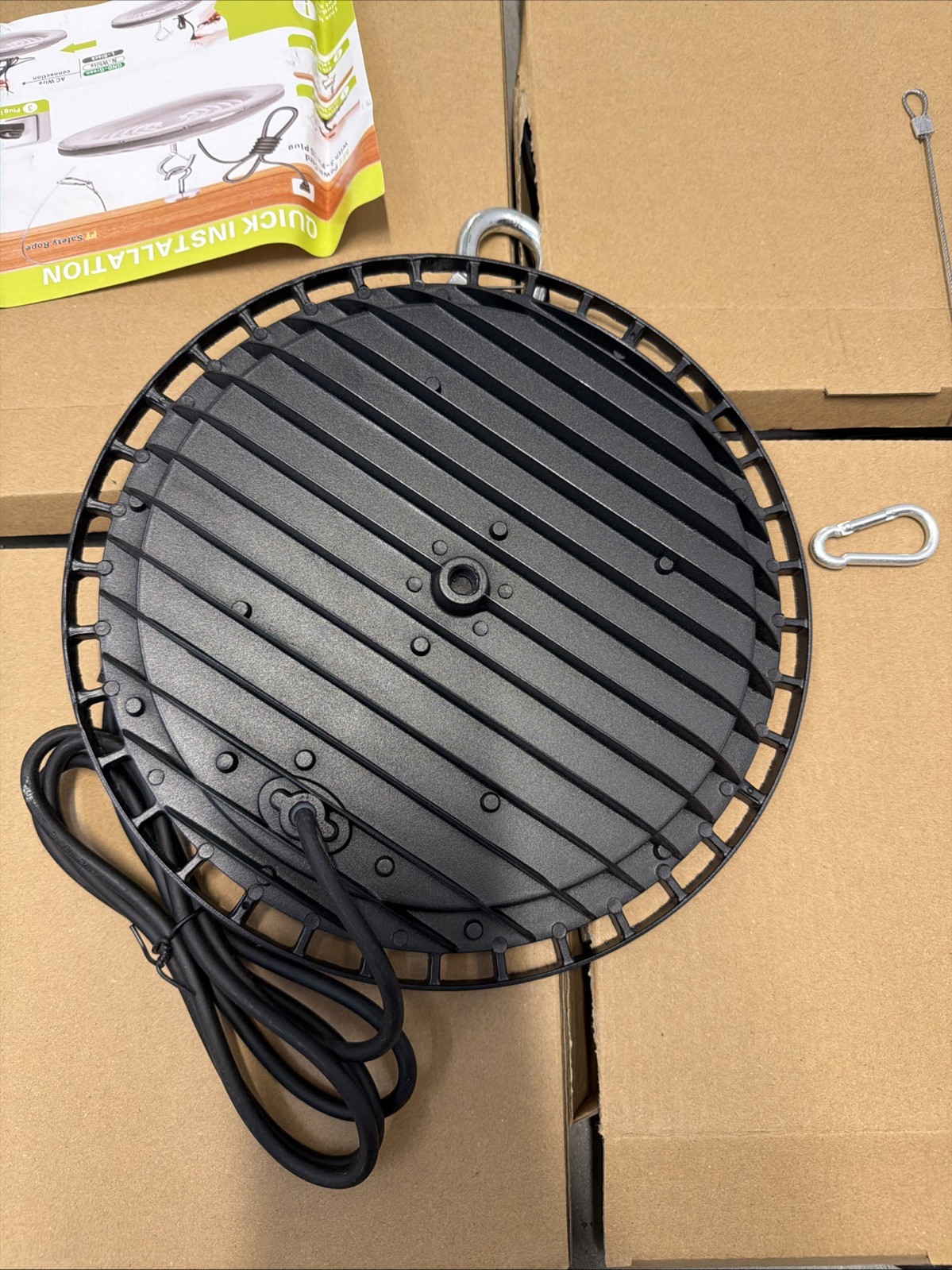 4Pcs 300W UFO Led High Bay Light Commercial Industrial Warehouse Factory Light