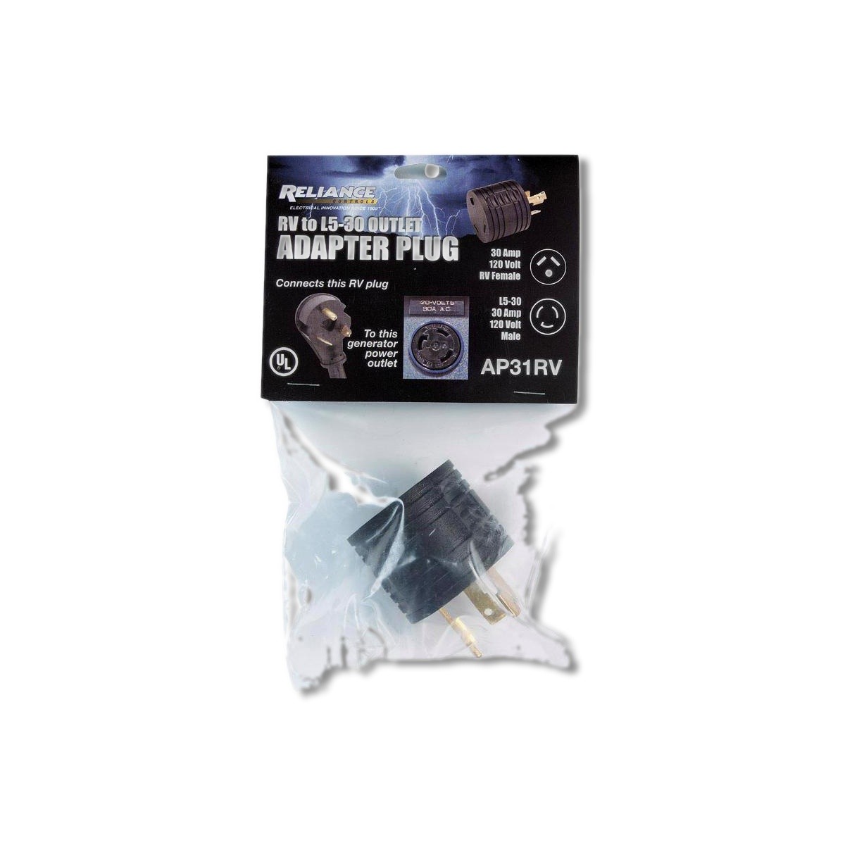 Reliance Controls Commercial and Residential Plastic Curved Blade AP31RV