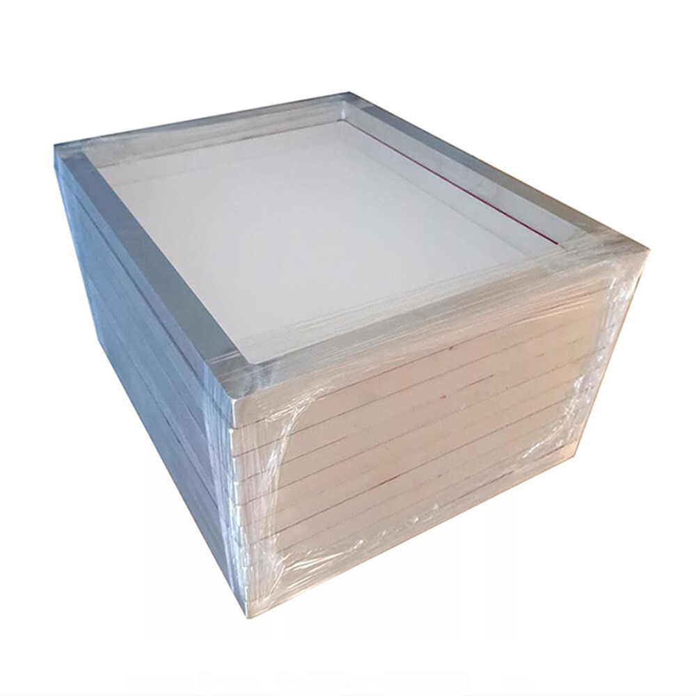 6 Pcs – 18″ x 20″ Aluminum Screen Printing Screens with 160 White Mesh Count