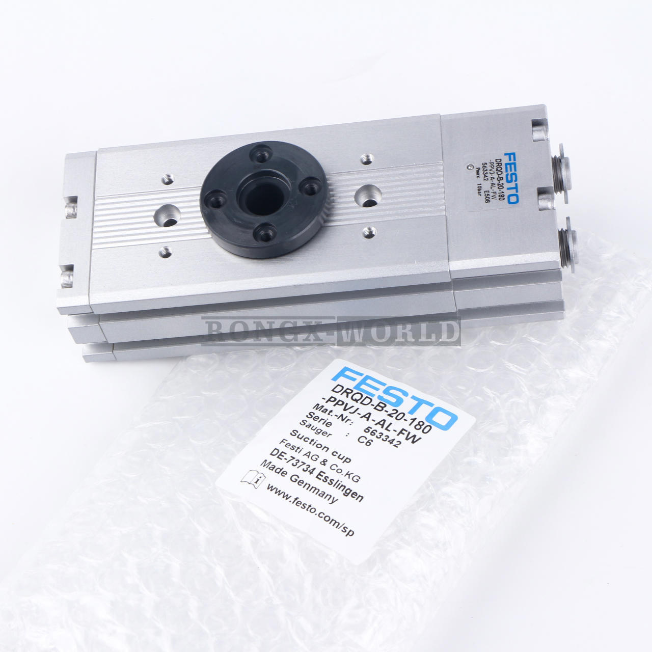 New In Box FESTO DRQD-B-20-180-PPVJ-A-AL-FW (563342) Twin-piston Cylinder