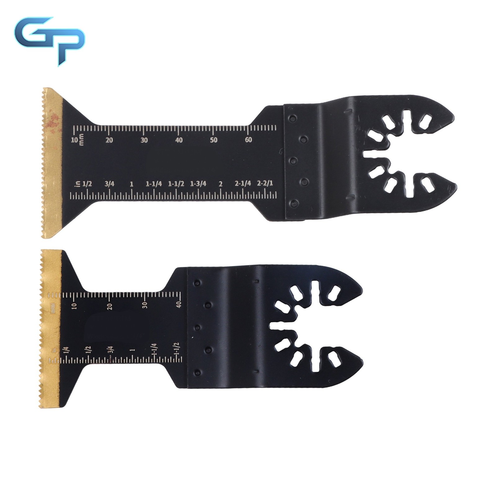 16 Pcs Extended Titanium Oscillating Saw Blades for Metal & Wood Cutting