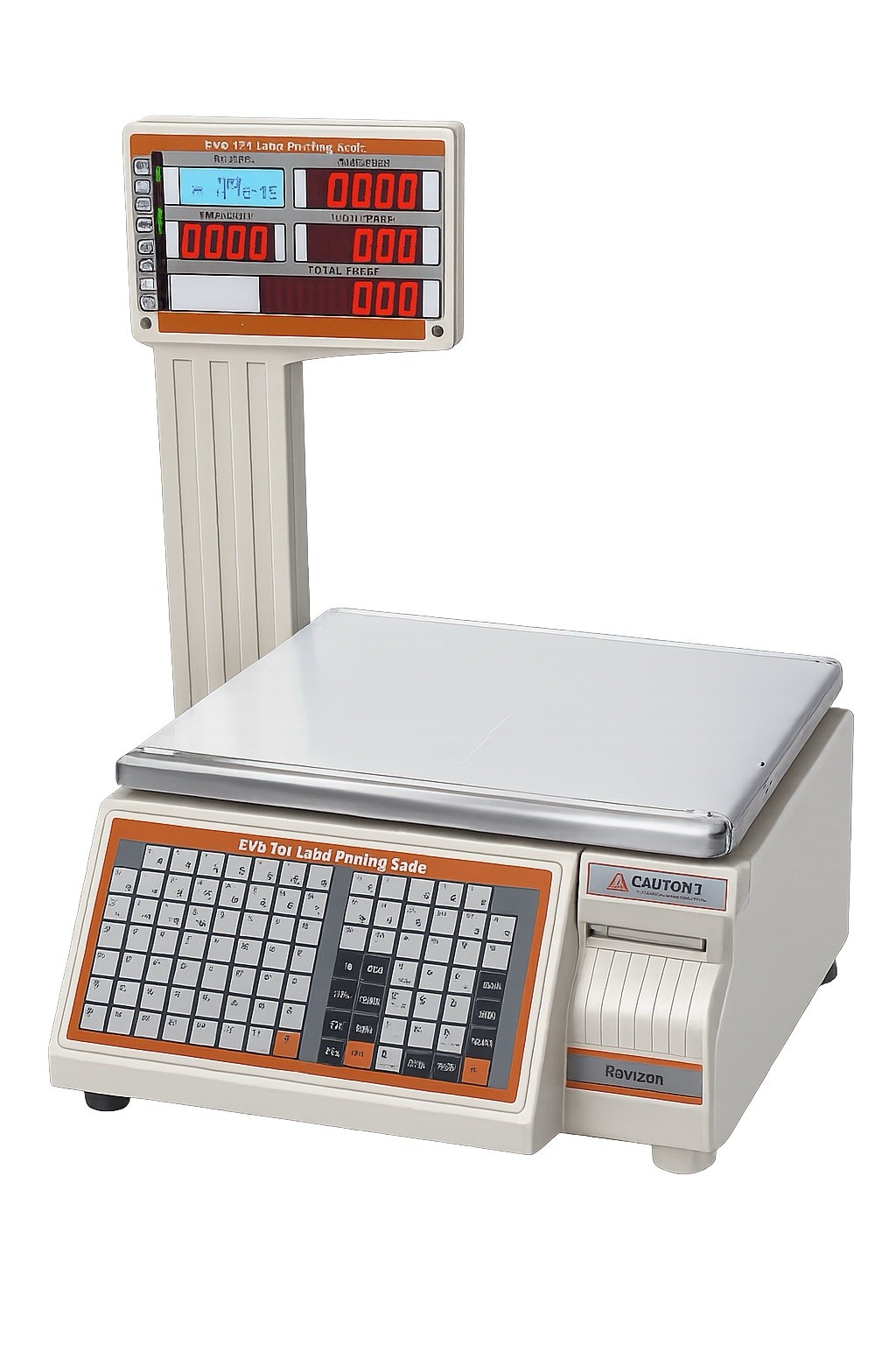 Label Printing Scale 66 Lbs Capacity Price Computing Pole Display