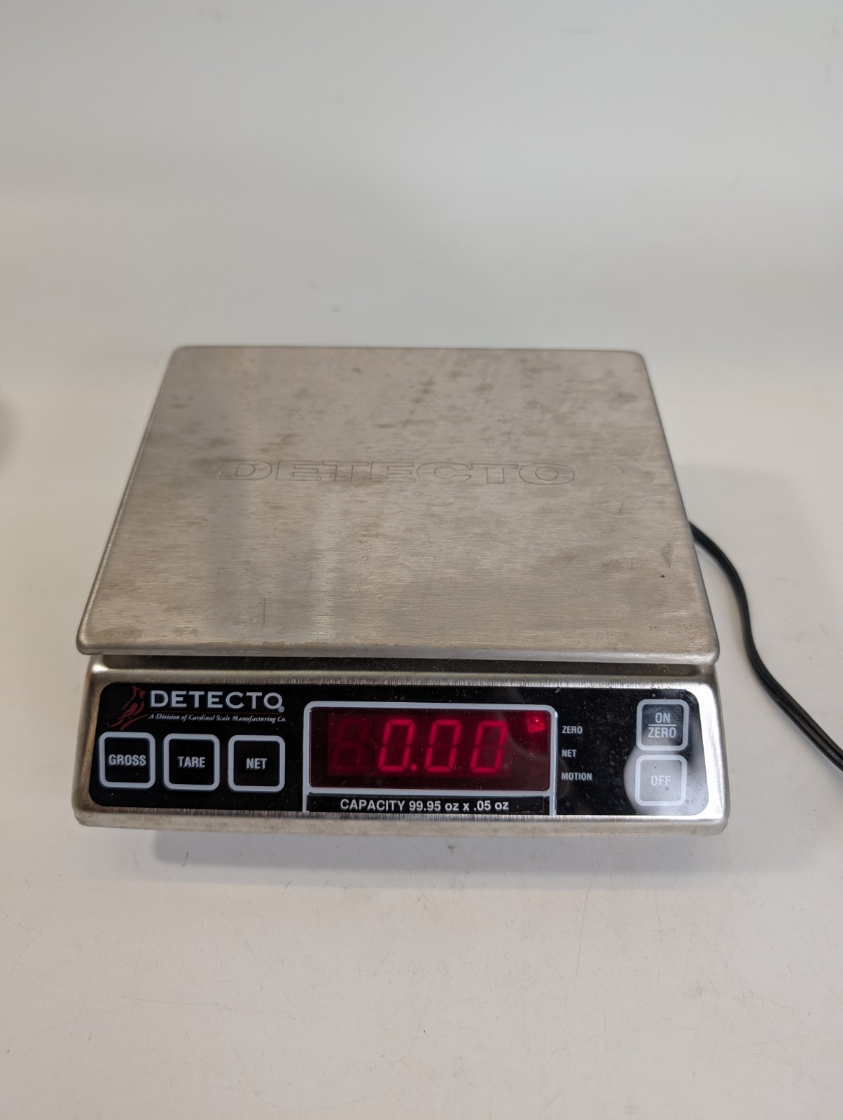 Scale by Cardinal Detecto AP-6(99.95 x.05)oz cap – No Power Cable (2/3)