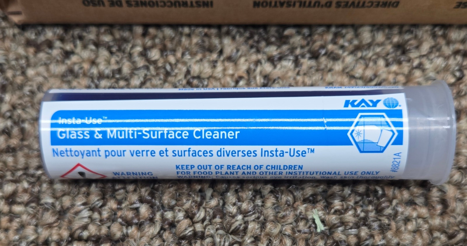 12 x Kay Chemical Company 10 ML Insta-Use Glass & Multi-Surface Cleaner