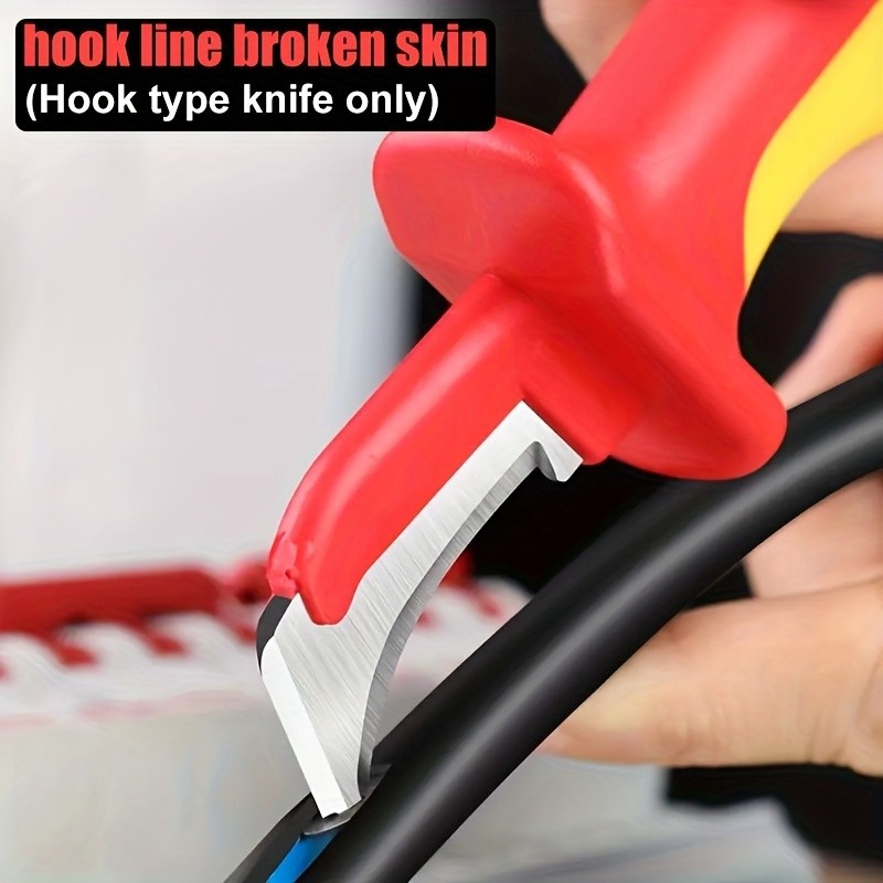 Electrical Wire Stripping Knife – Multi-Blade for Cable Repair & Wiring