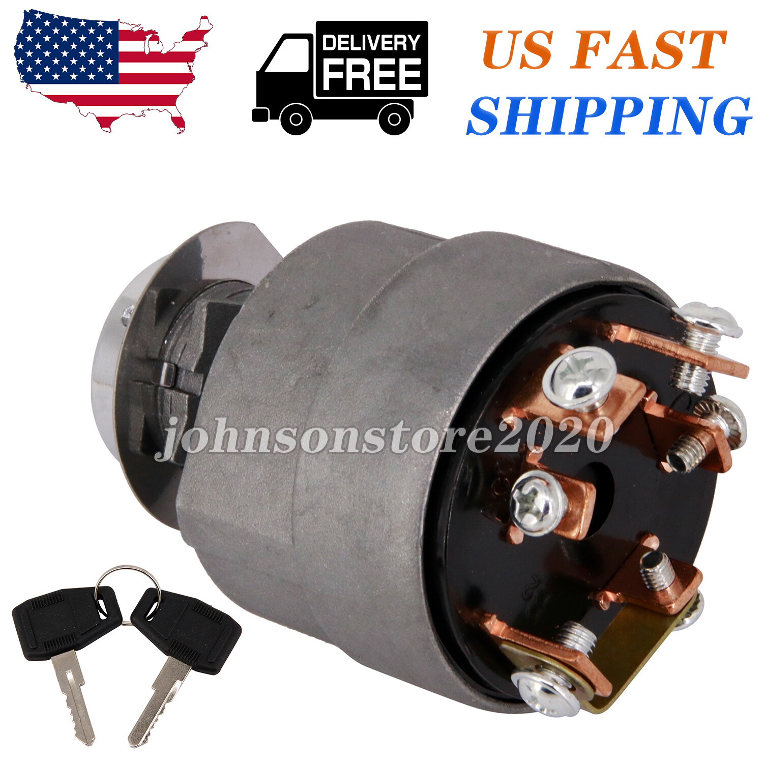 FOR MITSUBISHI FORKLIFT TRUCK IGNITION SWITCH WITH KEYS 91204-17400,91205-14900