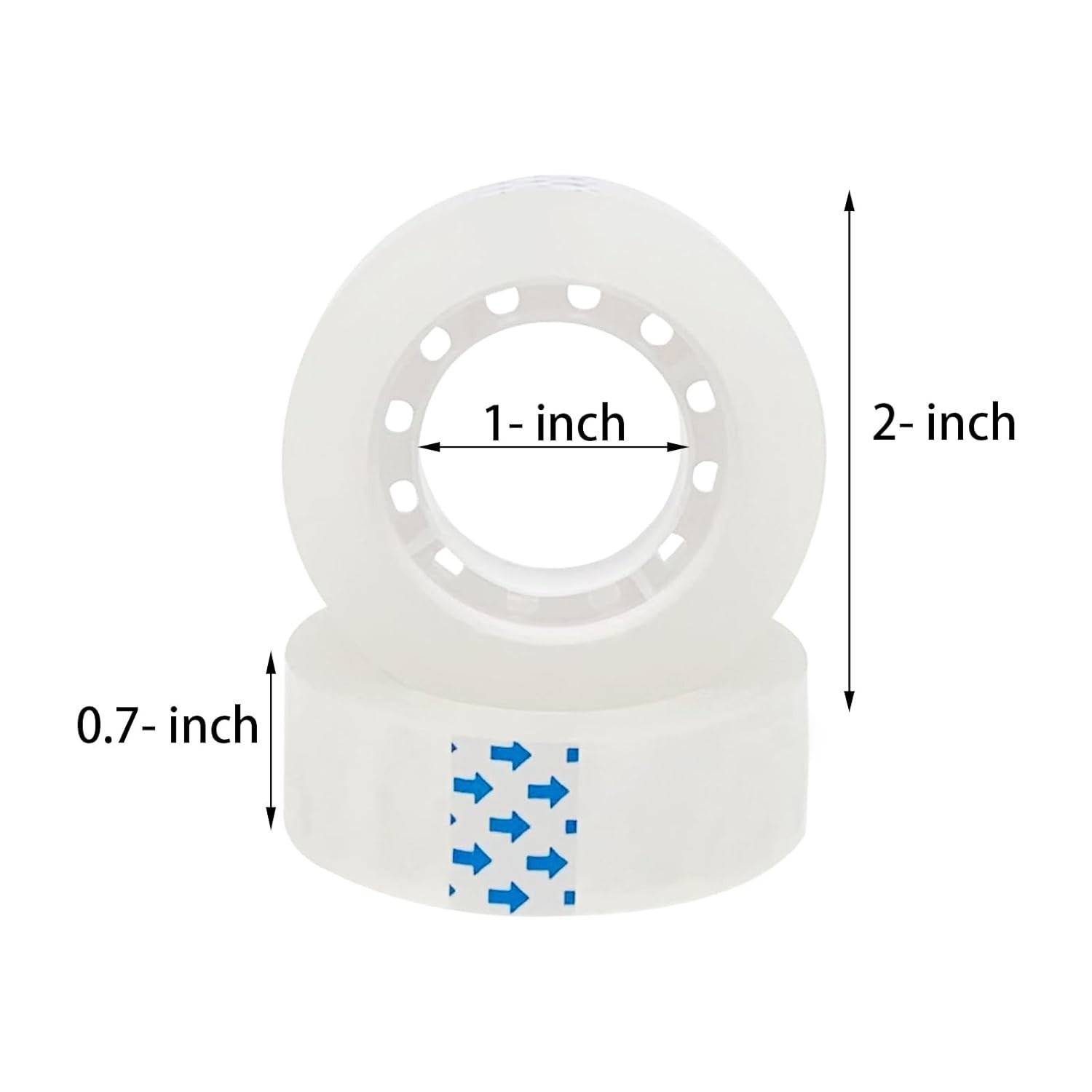 Versatile 4 Roll Clear Tape Set – 27.3 Yards, Great for Crafts & Everyday Use