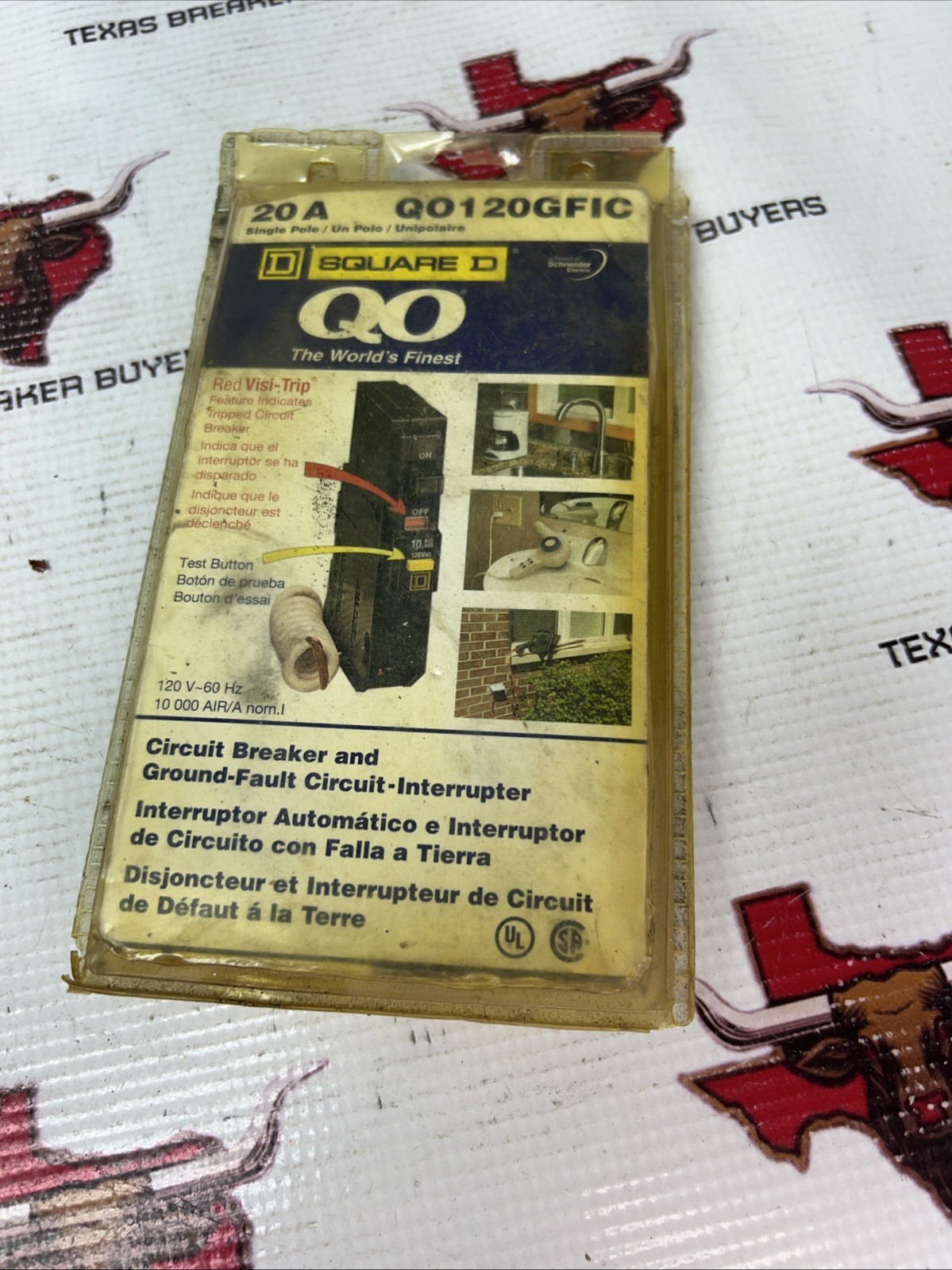 Square D QO120GFIC Circuit Breaker and Ground-fault Circuit new inbox