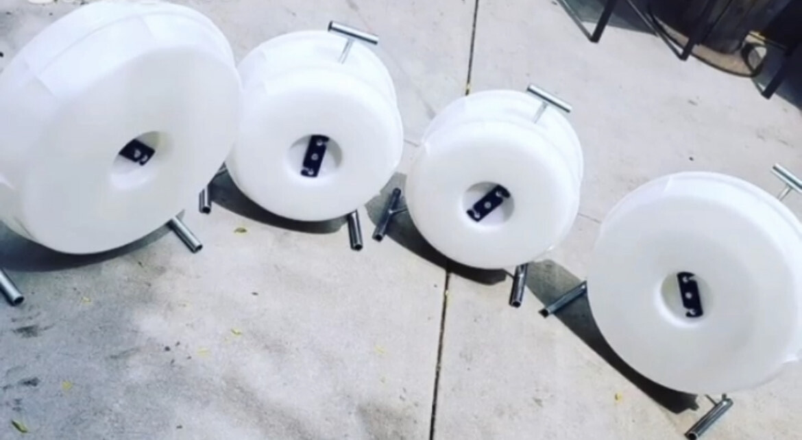 Wire Wheel® 620S MC, AC, and NM cable dispenser Made in the USA