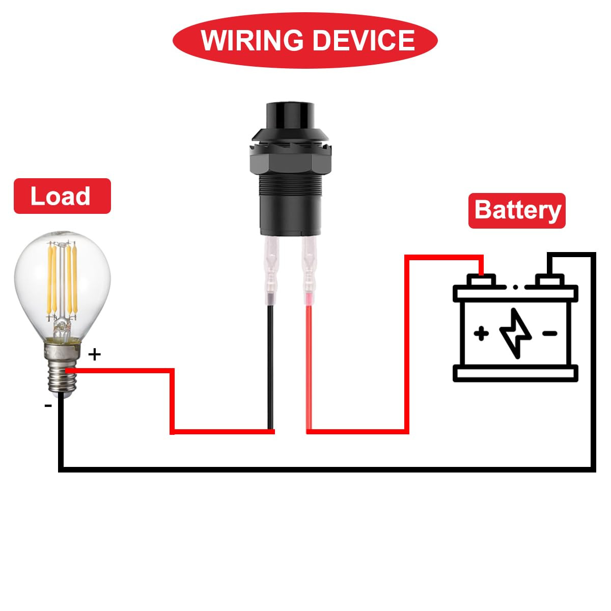 12Pcs 12Mm Black Mini round Latching Push Button Switch AC 250V 1.5A 125V 3A on