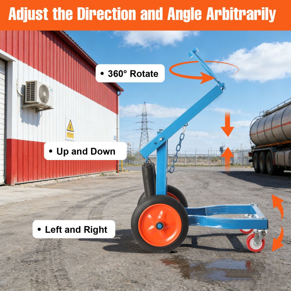 Air Impact Wrench Holder 1.6In Mobile Air Impact Gun Holder 4 Wheels 20-90cm