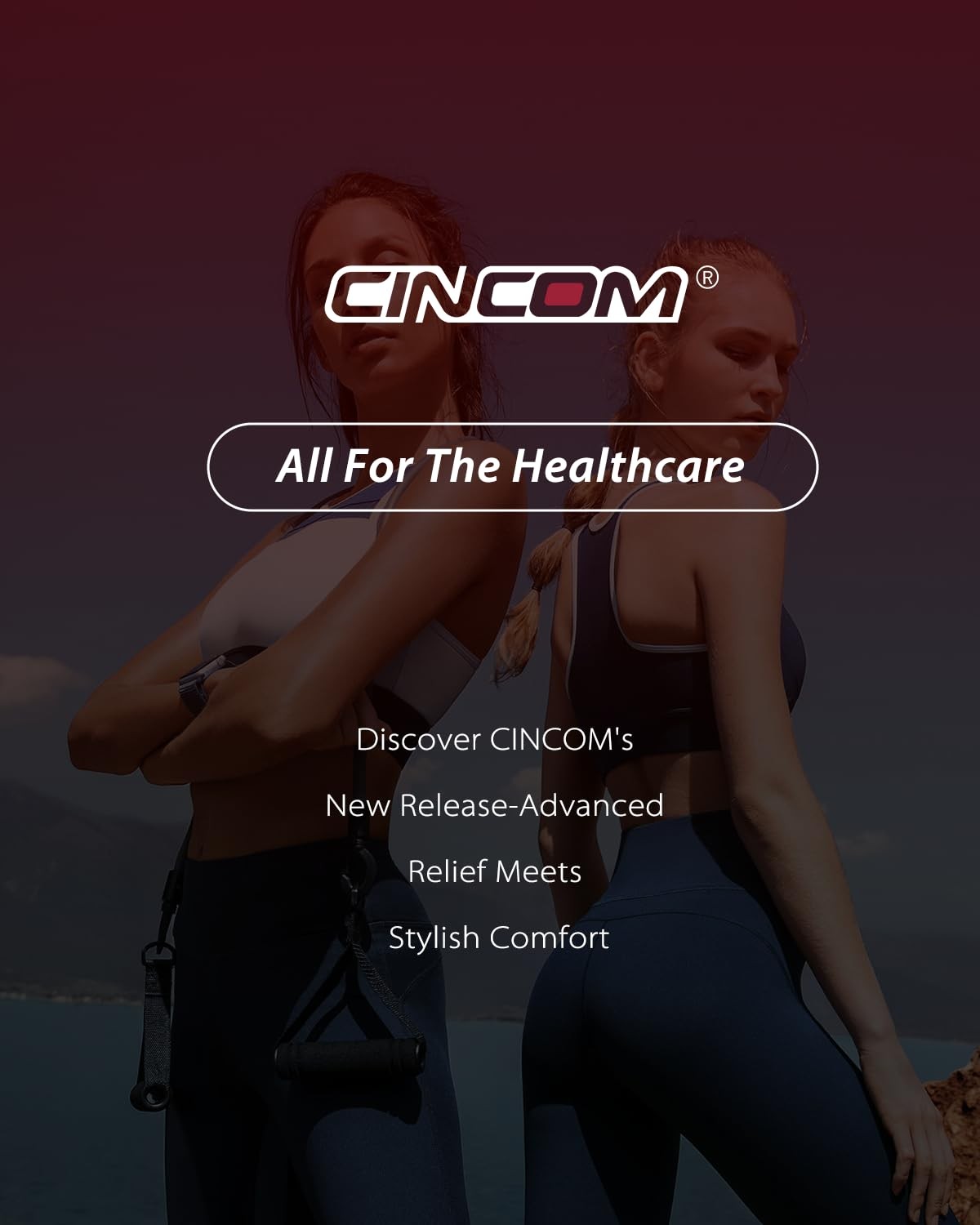 CINCOM Cordless Leg Massager with Heat & Air Compression – Calf Circulation