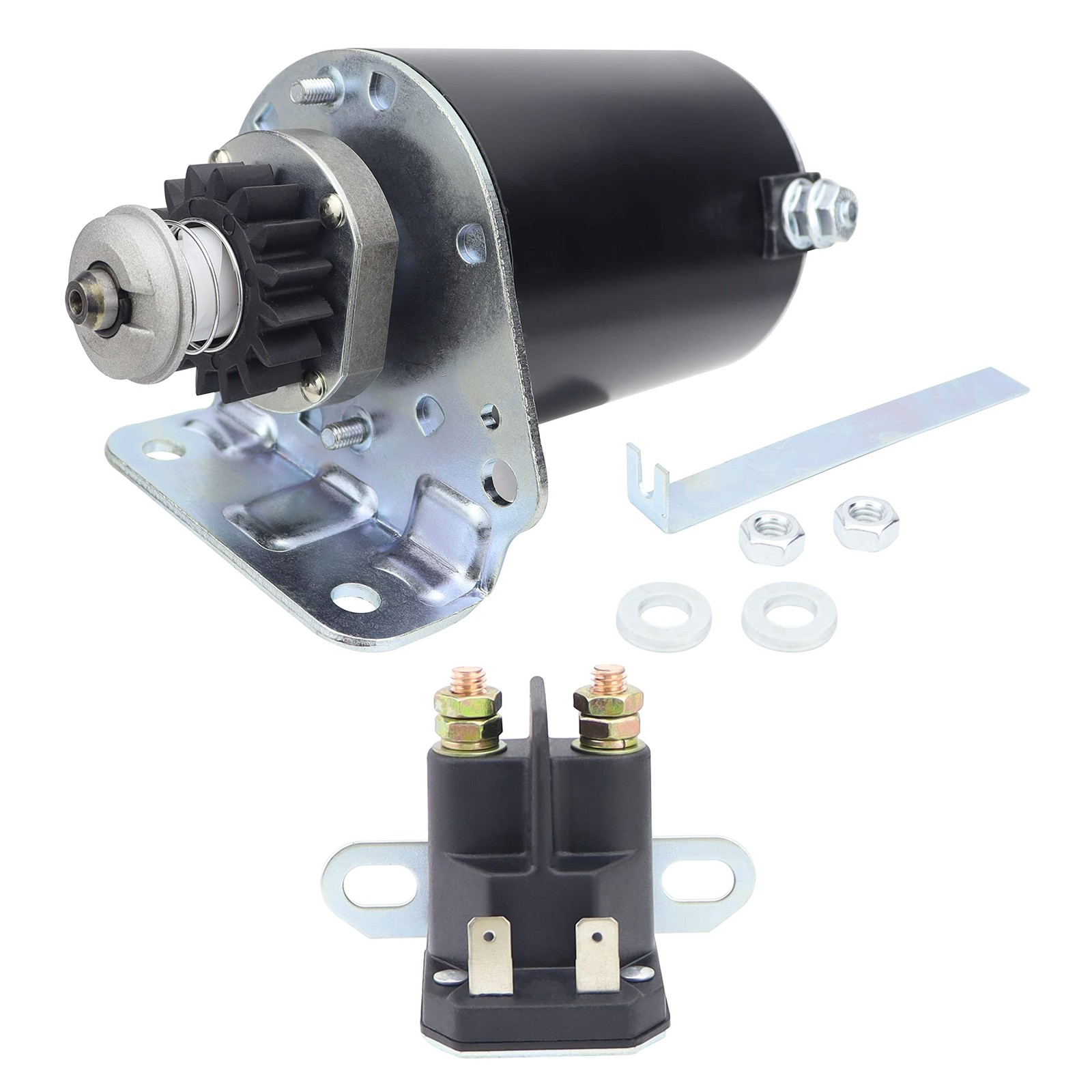 Starter & Relay Compatible with Briggs 18HP-7HP 390838 391423 392749 394805 4…