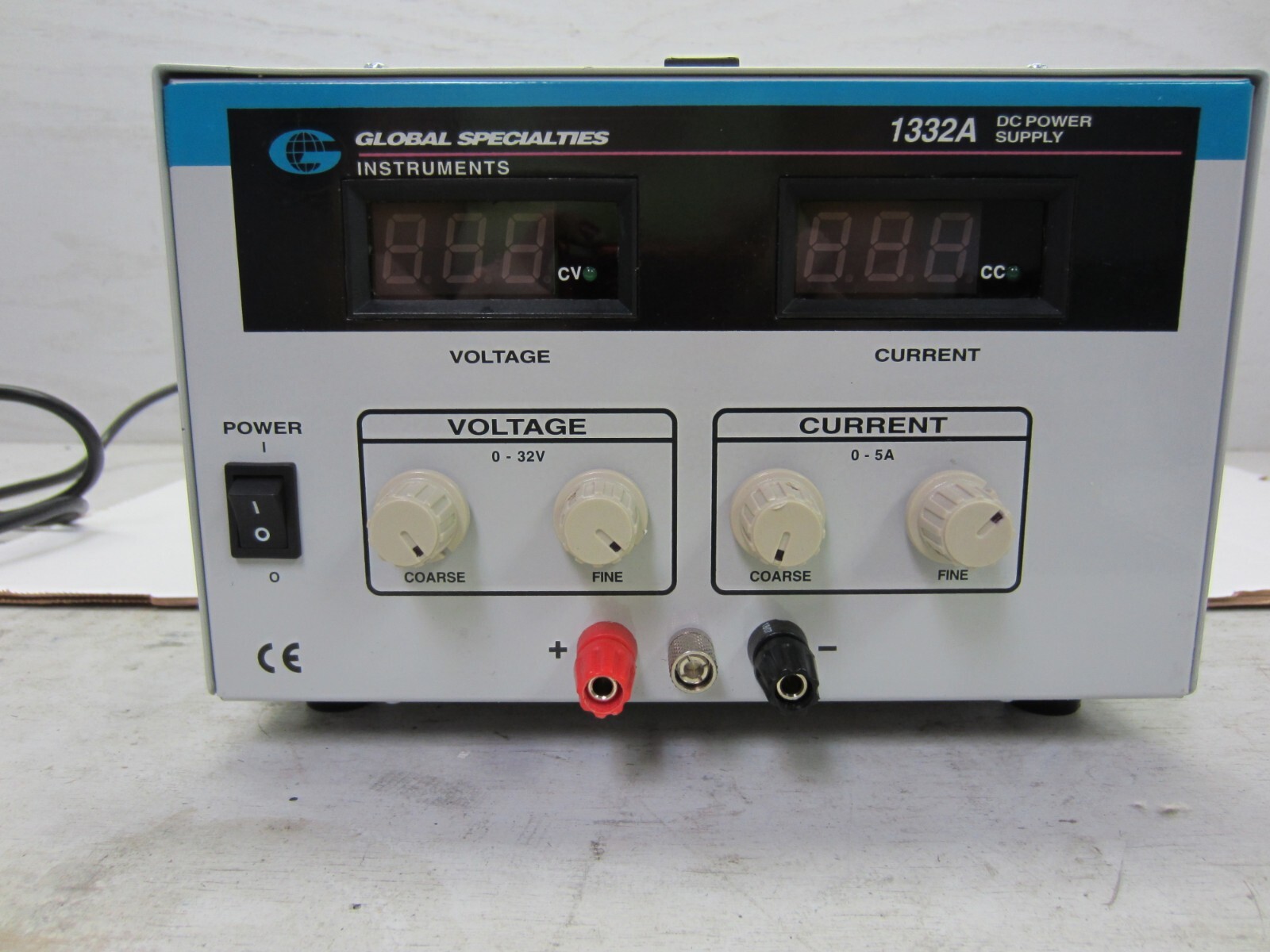 Global Specialties Instruments 1332A DC Power Supply 0-32V, 5A(3 In-Stock)