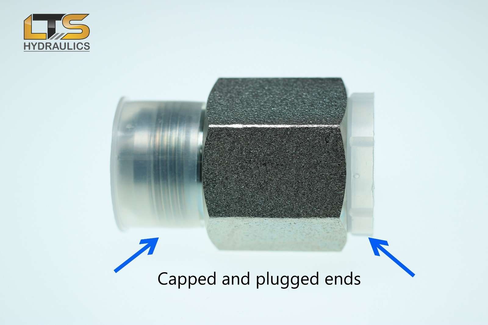 3/8″ Male JIC x 3/8″ Female NPT Pipe Adapter 2405-06-06 Zinc Coated Steel