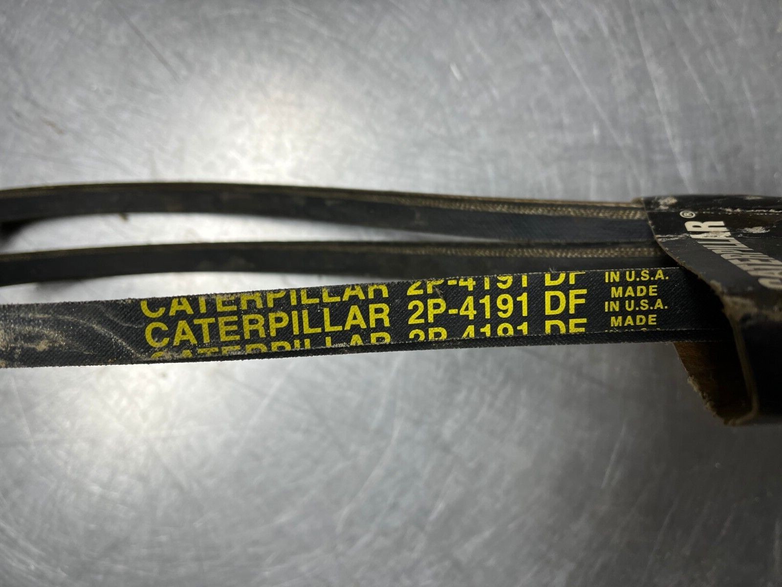 7W3896 Genuine OEM CAT BELT SET Qty 2 Belts 2P-4191 Caterpillar 7W-3896