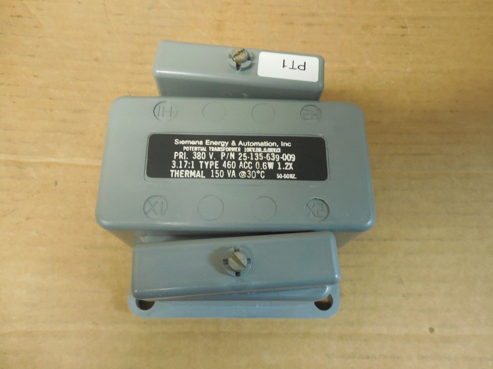SIEMENS POTENTIAL TRANSFORMER 25-135-639-009 380V VOLT 150VA 150 VA TYPE 460