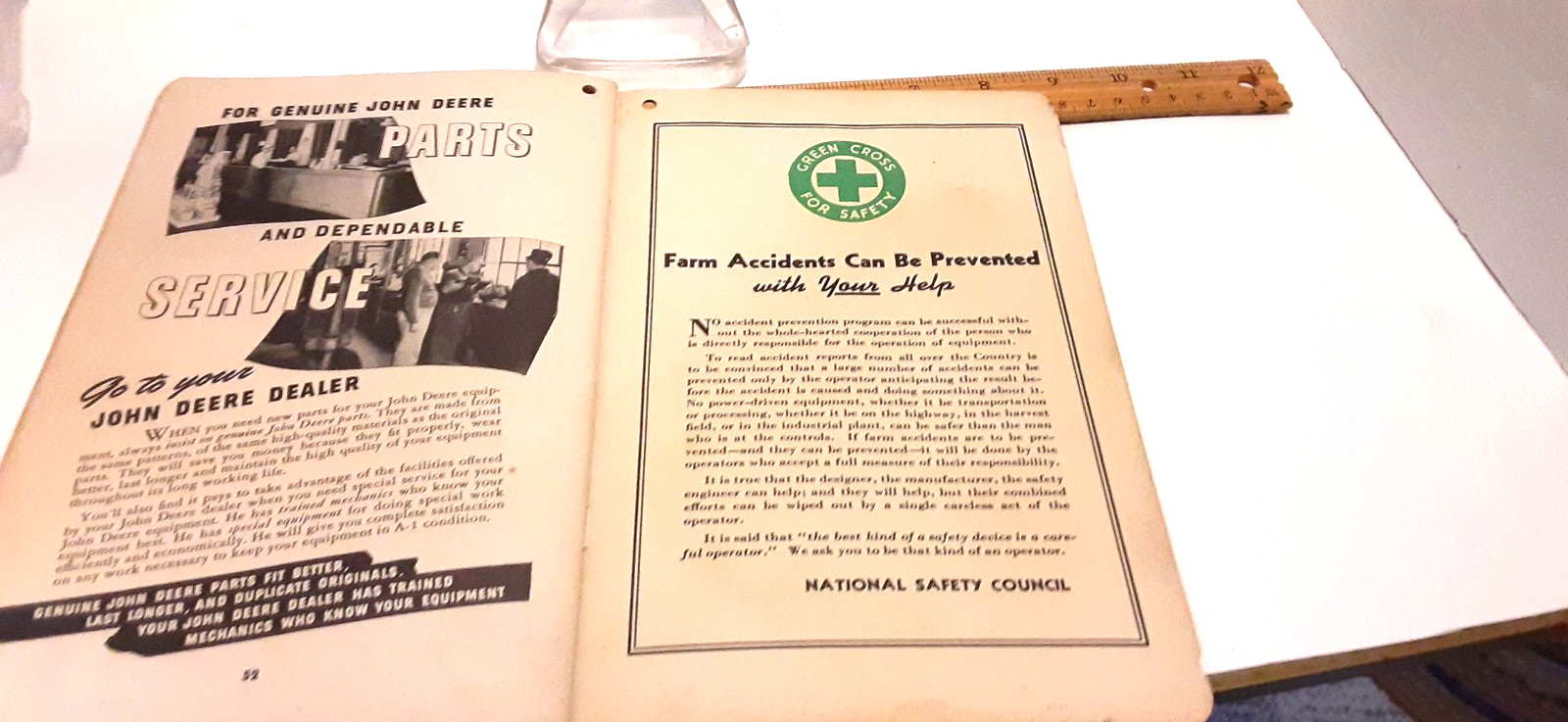 John Deere Operator’s Manual OM-C24-451 – HYDRAULIC LOADER No. 30 For M JD.