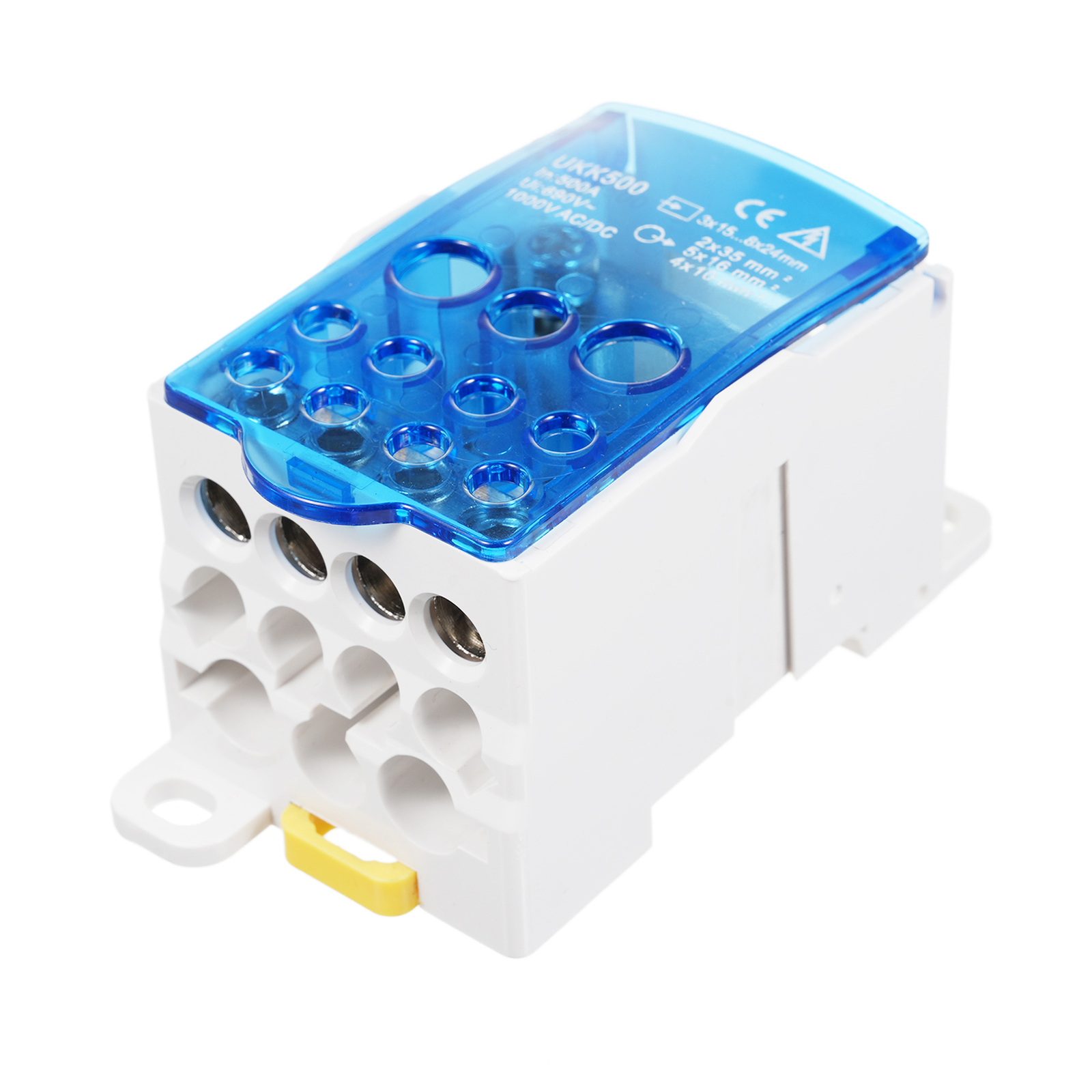 1 Pack 11 Positions Screw Terminal Strip Blocks with Cover Junction Box I2G4