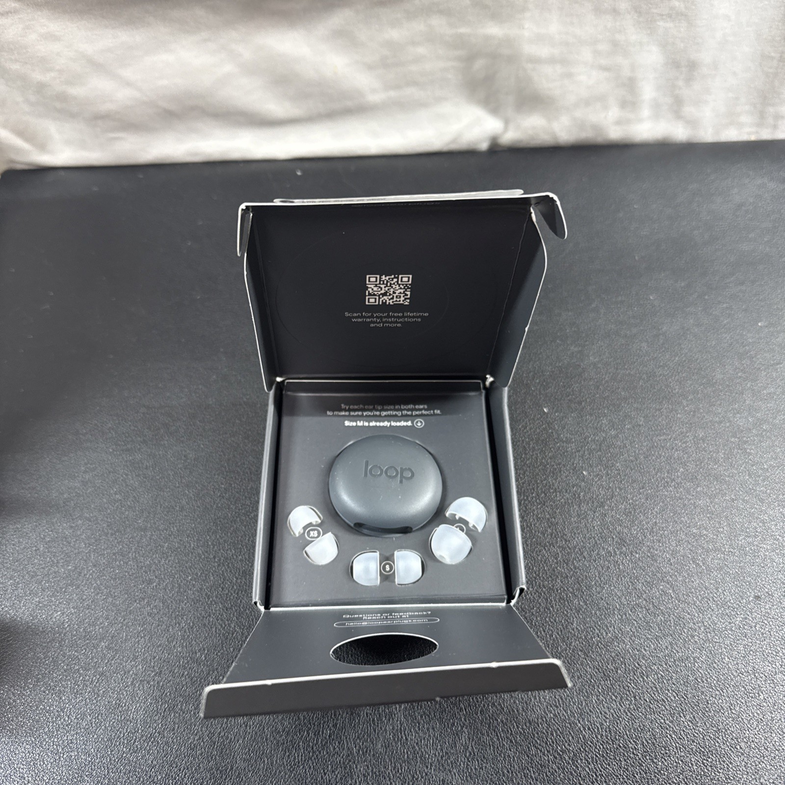 Loop Experience 2 Earplugs Silver SNR 17 dB Noise Reduction • New/Open Box
