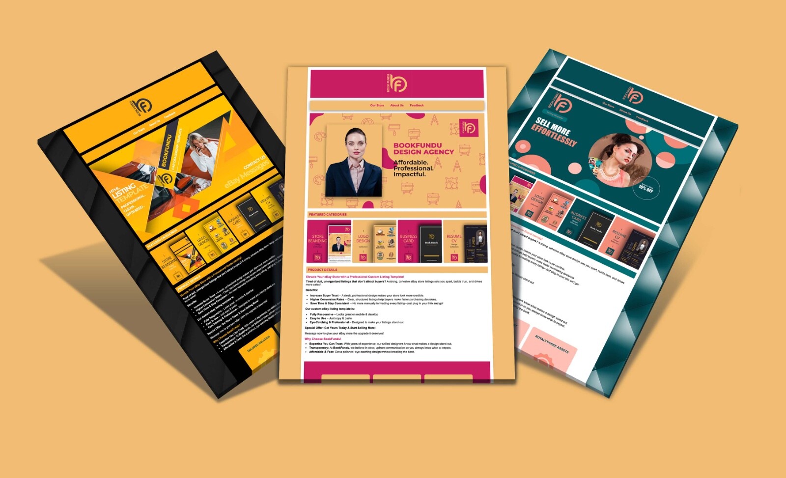 Custom eBay Store Design & eBay Template for General Stores & Everyday Essential