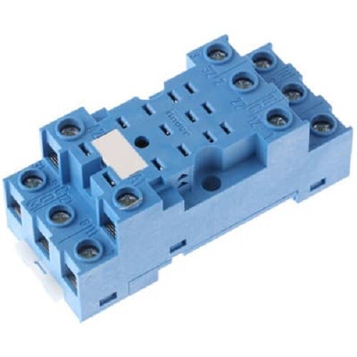 94.73 Finder Relay Socket,11 Pin, DIN, for 55.33 relays