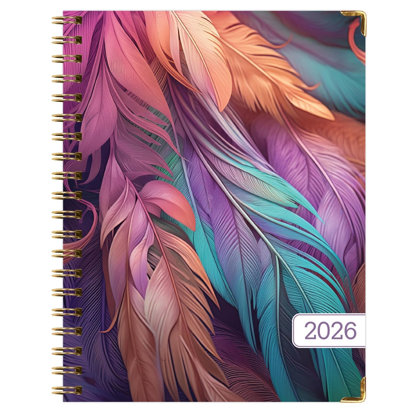 HARDCOVER 2026 Planner, 7″x9″: 14 Months (November 2025 – December 2026), Dai…