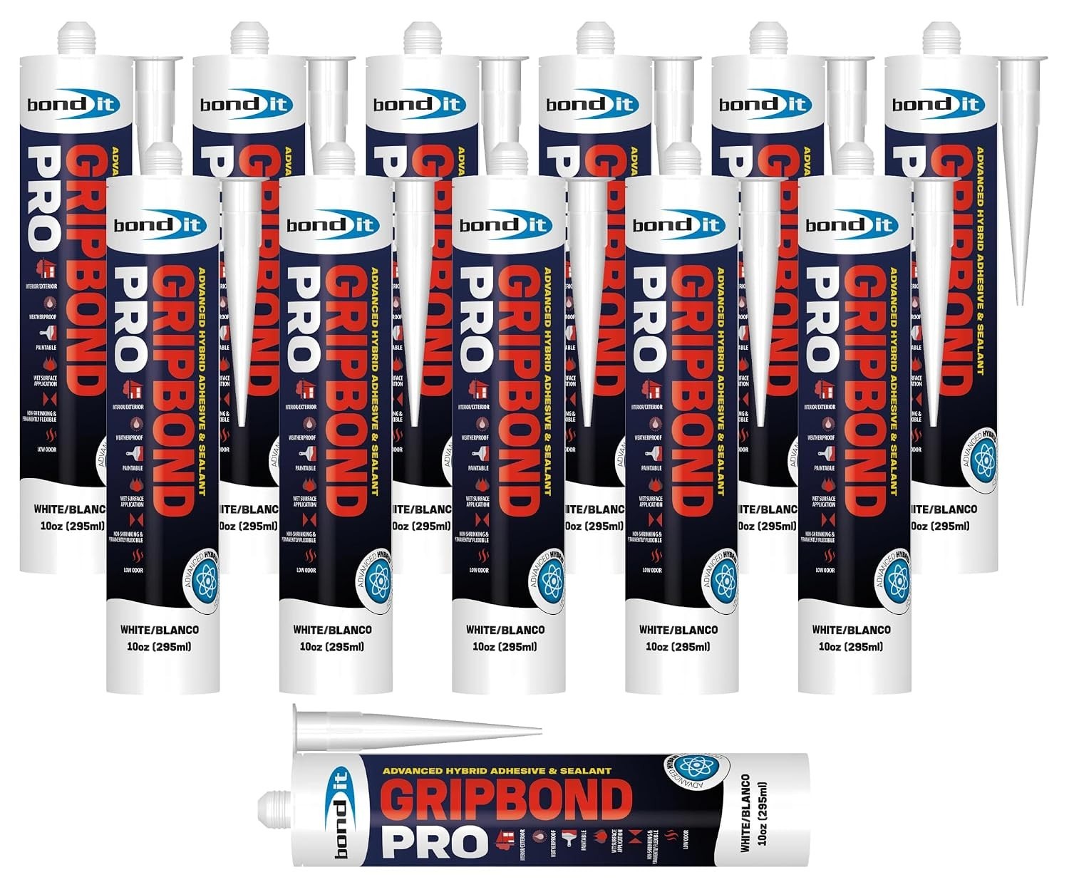 Gripbond PRO: Paintable Waterproof Hybrid Sealant & Adhesive – Multi-Surface Use