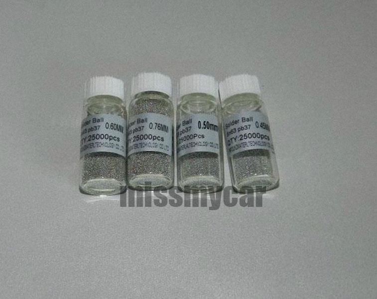 BGA Rework Units One Bottle Of 25K Pack 0.6mm Leaded Solder Balls Sn63/Pb37[SN3]