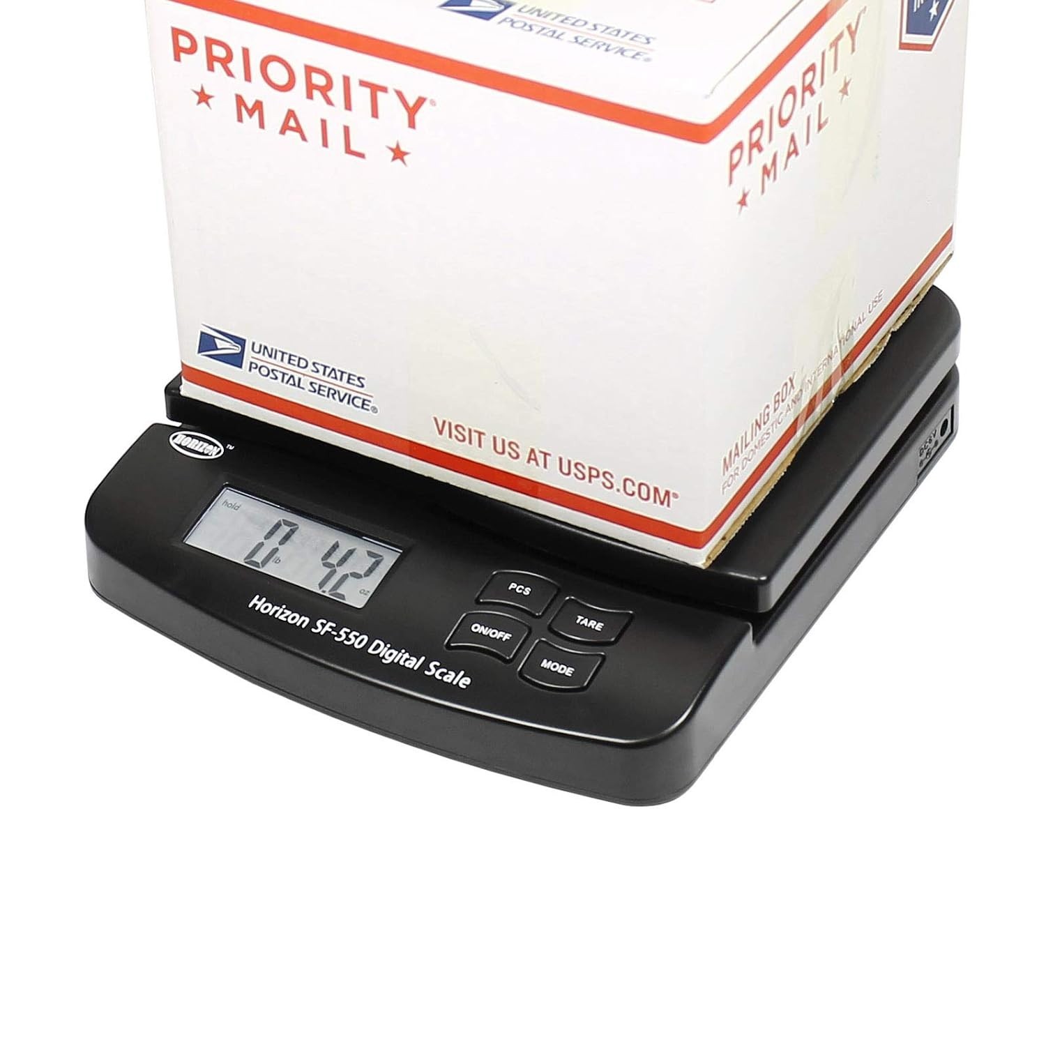 Horizon SF-550 Digital Postal Shipping Scale, 55 lb/25 kg, Auto Read & Counting