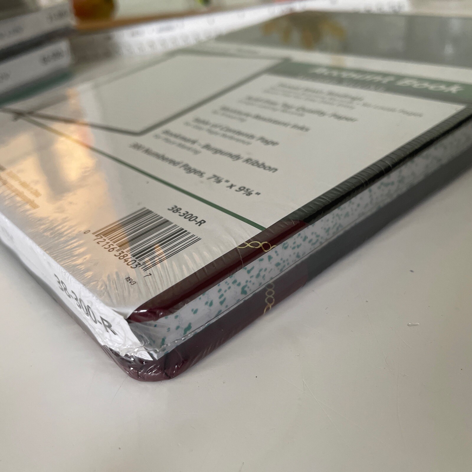 Boorum & Pease Record/Account Book Record Rule Black/Red 300 Pages 9 5/8 x 7 5/8