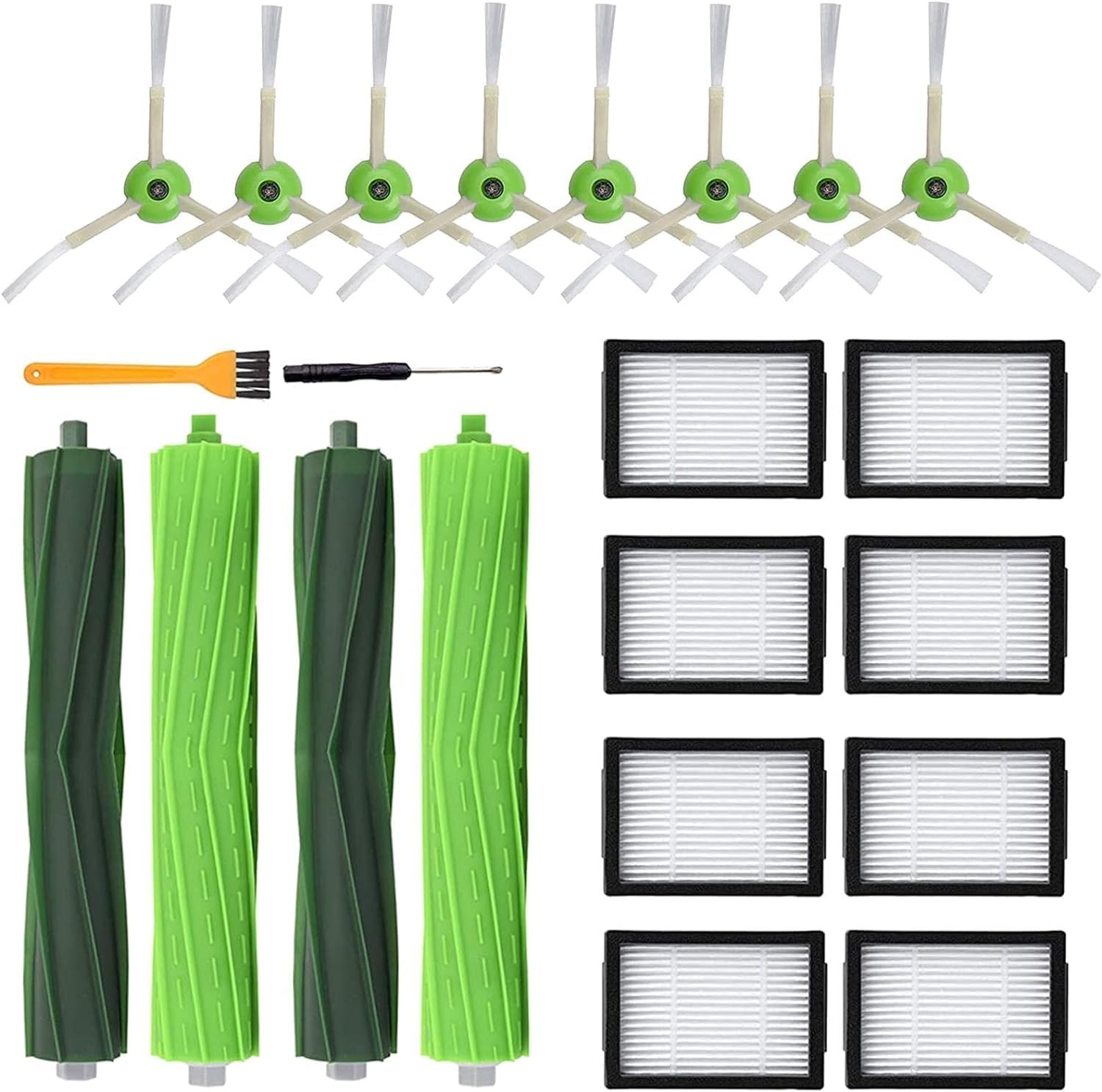Replacement Parts for iRobot Roomba i7 i7+ i3 i3+ i4 i4+ i6 i6+ i8 i8+ Green