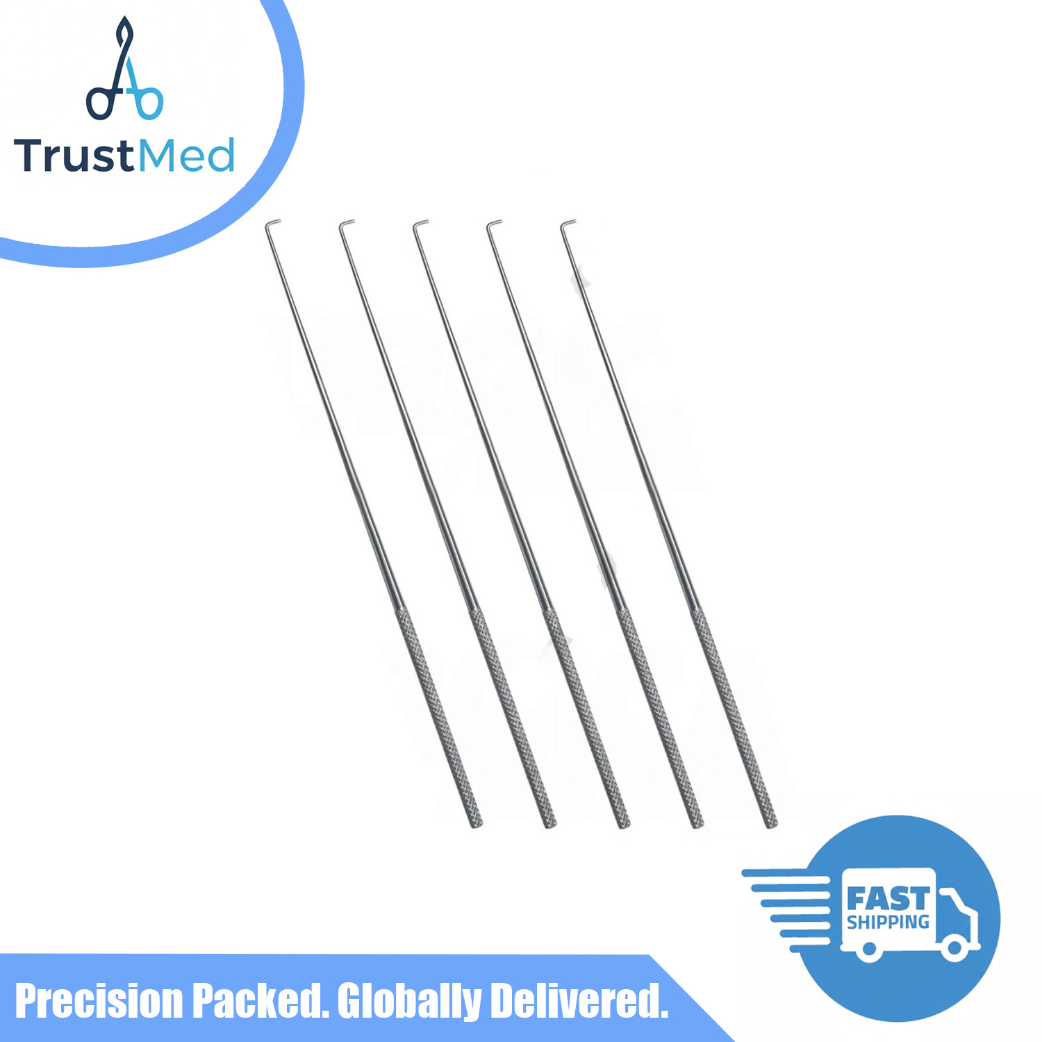 Surgical 5 Pcs Day Ear Hook 6.5″ Small 1mm ENT Surgical Instruments German Grade