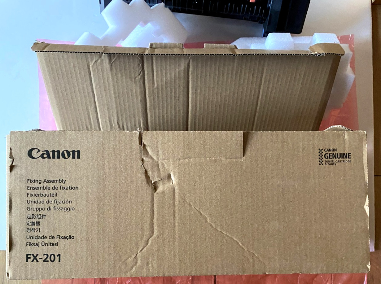 Genuine Canon FM1-R726-020 (FX-201) Fuser Unit – 120V, Open Box, Never Installed