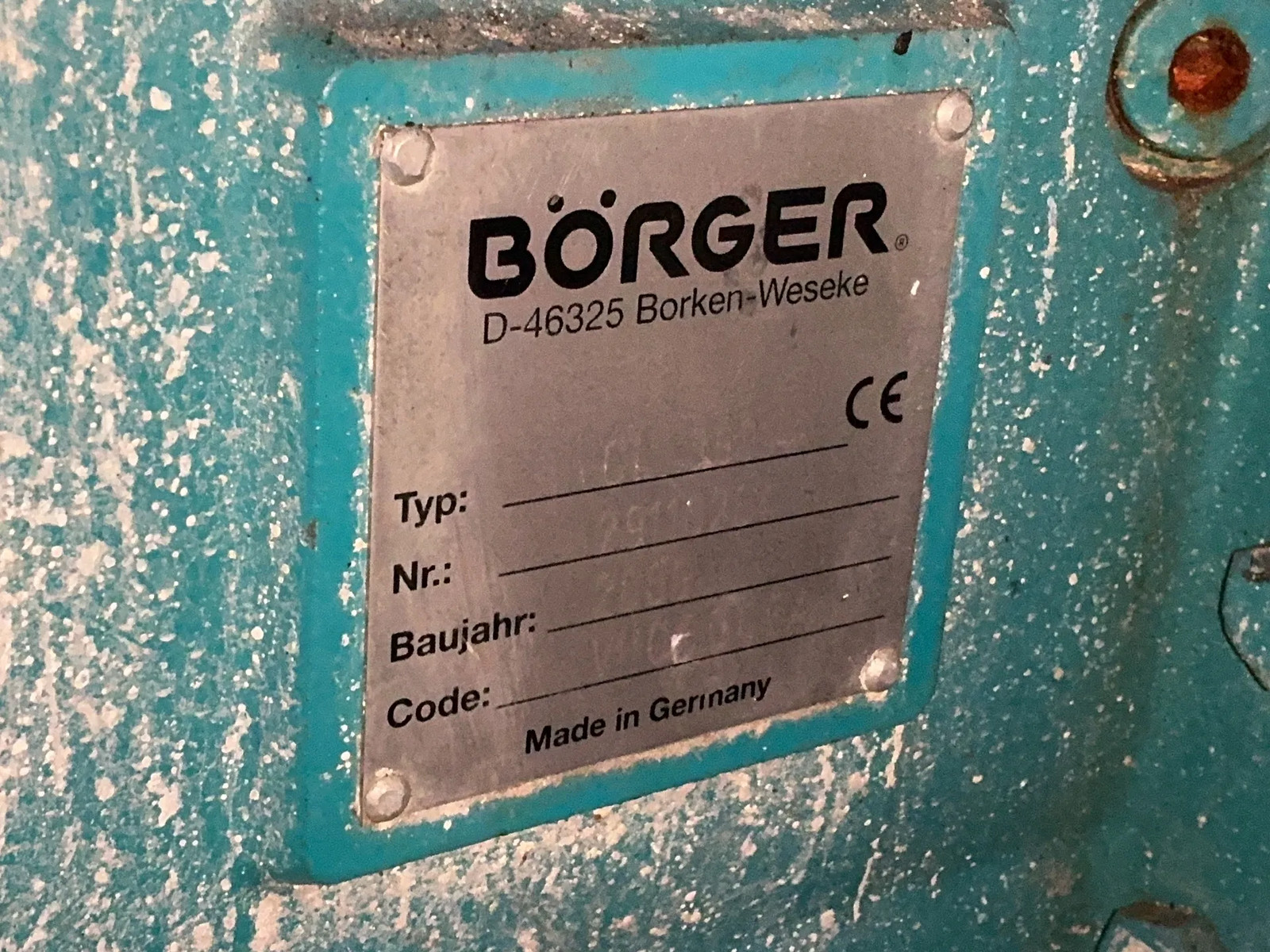 BORGER CL 390 PUMP 18.5 KW 12100031011