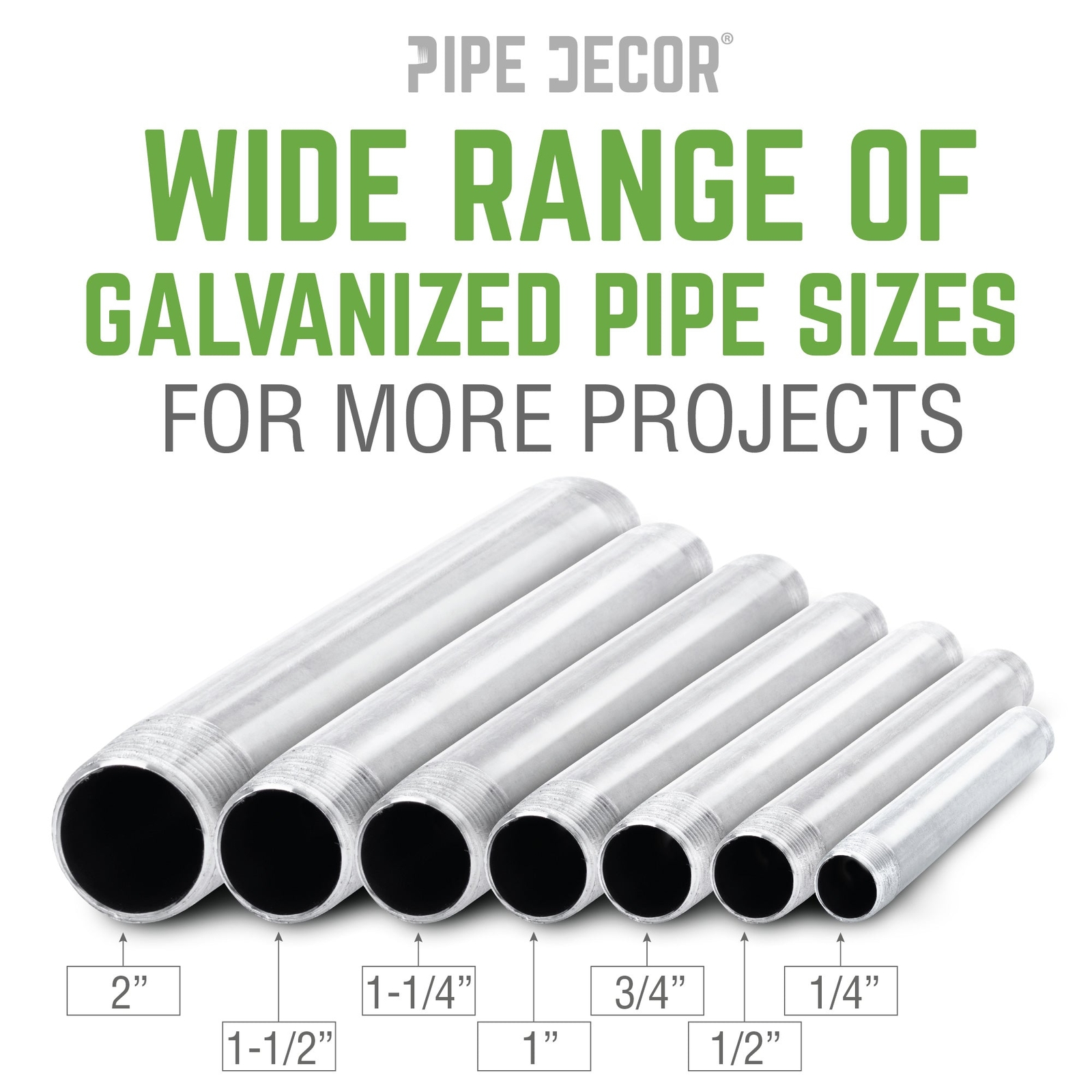1 in. x 72 in. Galvanized Steel Pipe