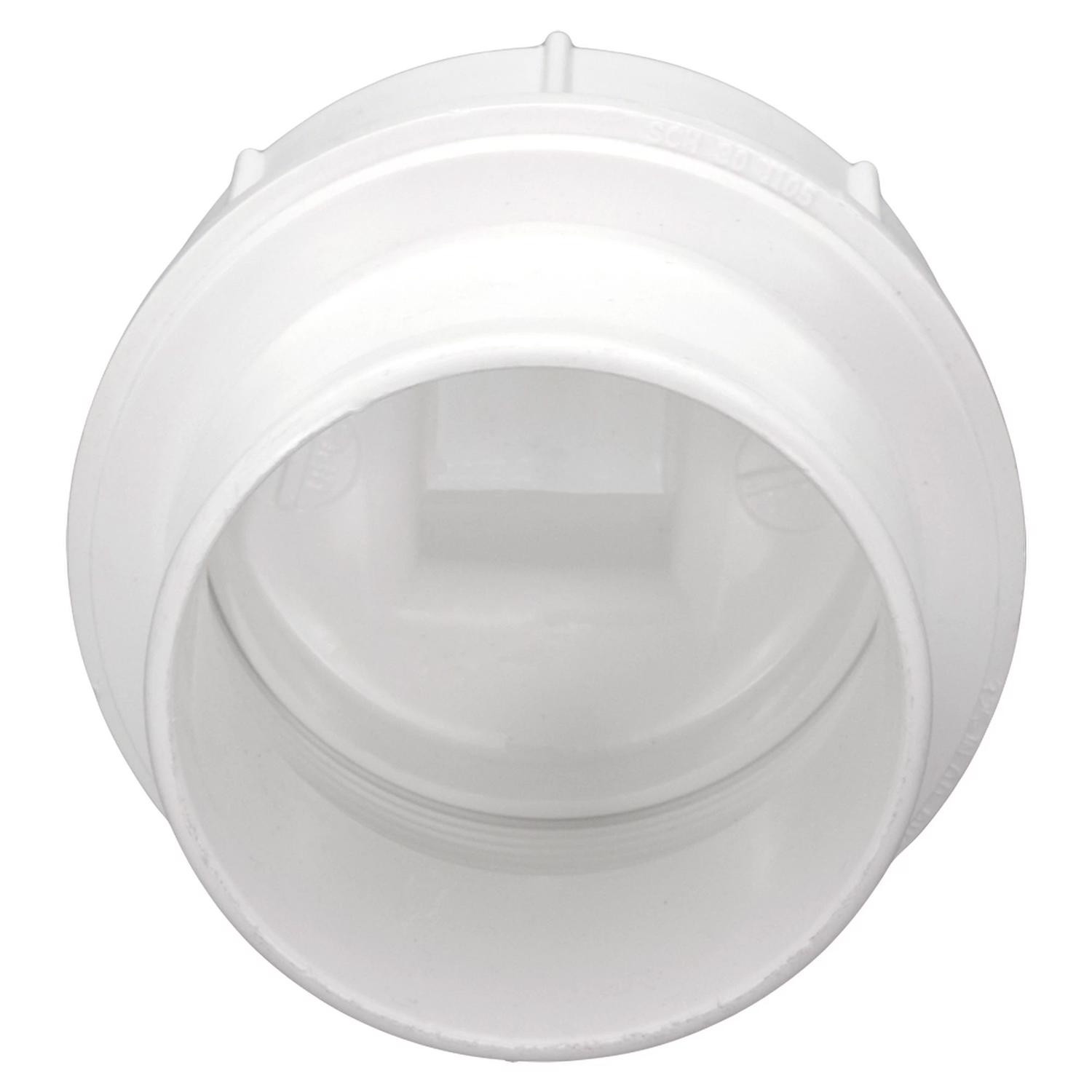Charlotte Pipe PVC01105X0600 DWV Schedule 30 PVC Clean-Out Plug 3 Dia. in.