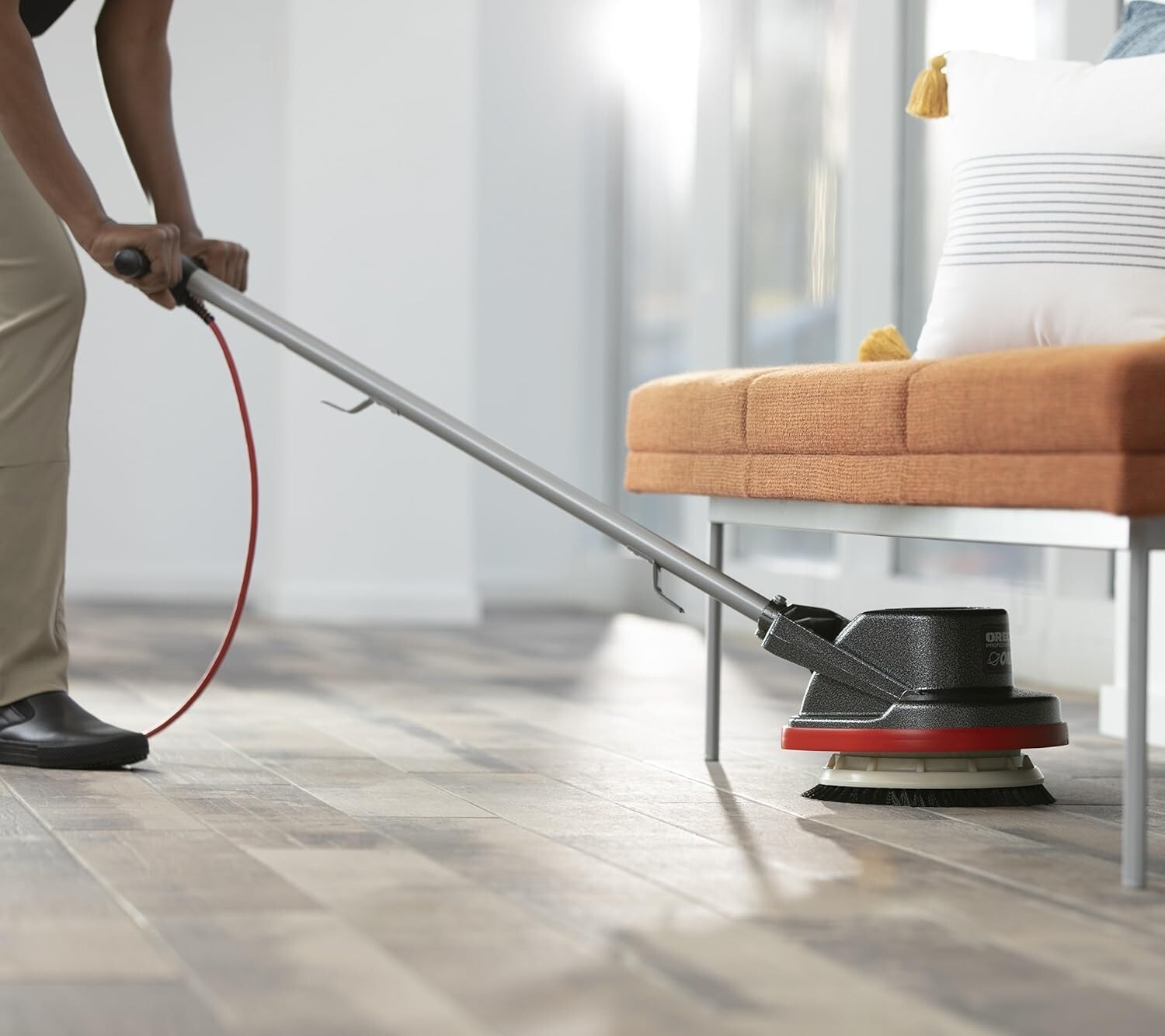 Commercial Orbiter Hard Floor Cleaner Machine, Multi-Purpose Floor Cleaning, Ran