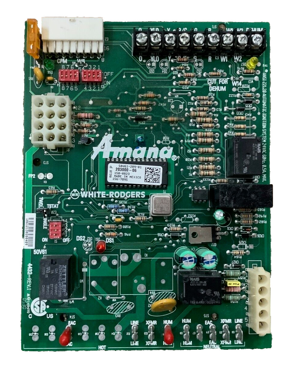 50V61-289 White Rodgers Amana 203000-06 Furnace Circuit Board used