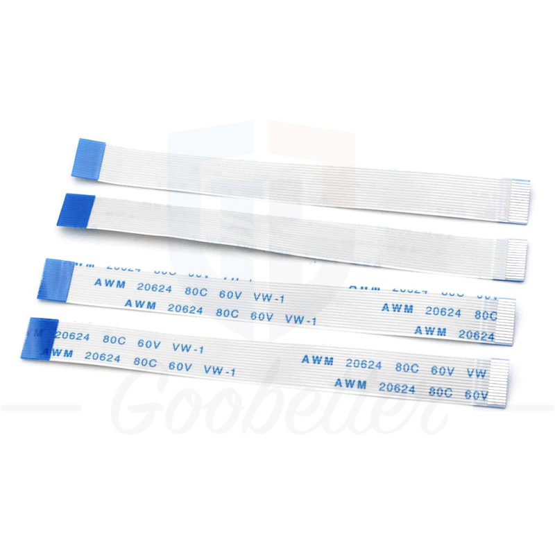 5cm to 30cm Length, 50Pin FPC FFC Flat Flexible Ribbon Cable 0.5mm Pitch