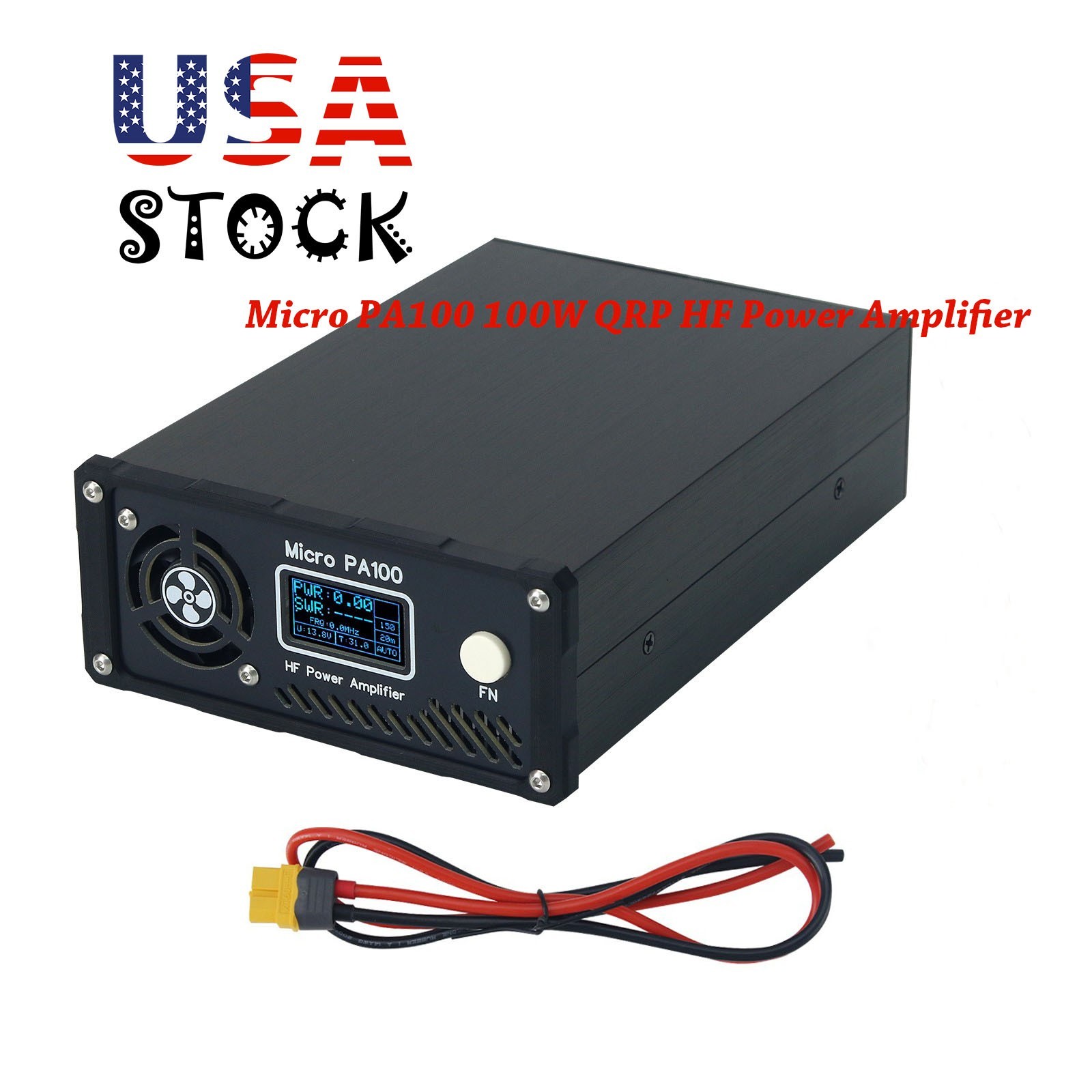 Micro PA100 100W QRP HF Power Amp Shortwave Radio Linear Power Amp US stock