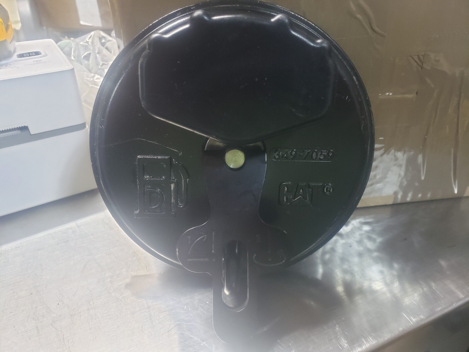 Genuine OEM Caterpillar CAT 349-7059 3497059 Fuel Tank Cap Black NEW