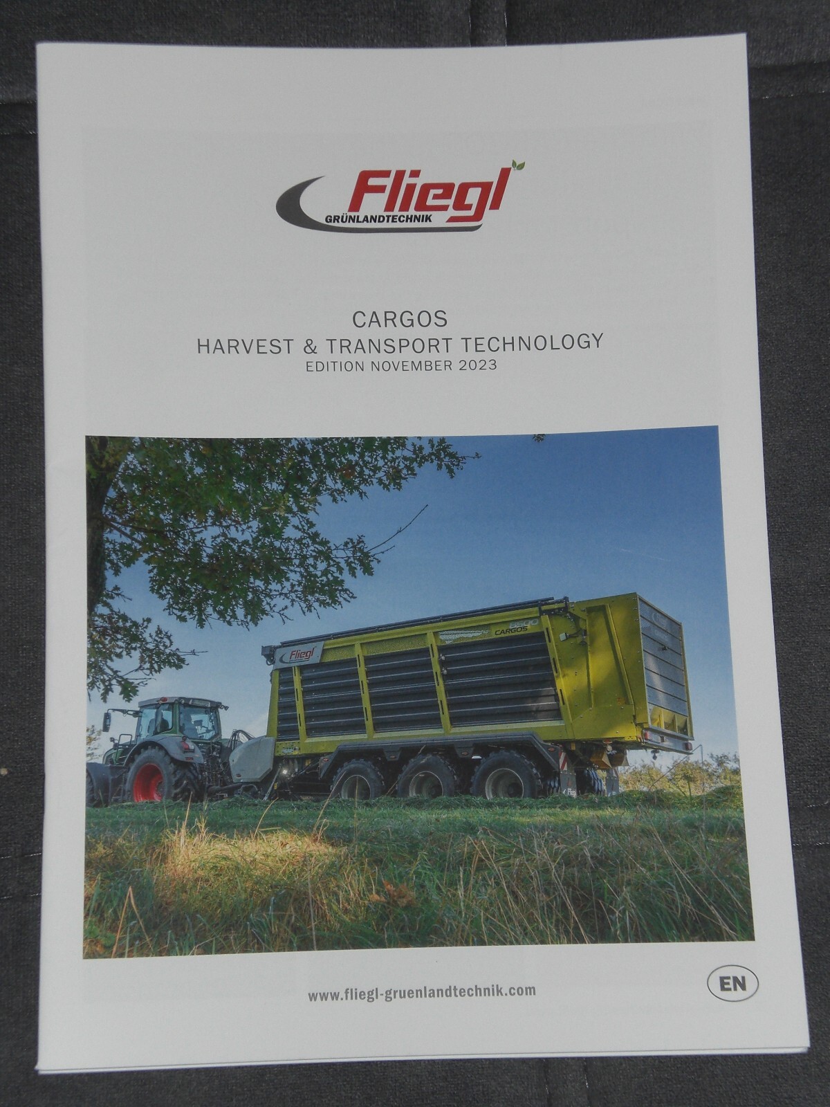 FLIEGL CARGOS HARVEST & TRANSPORT TECHNOLOGY Prospekt 11/2023 in englisch (24230
