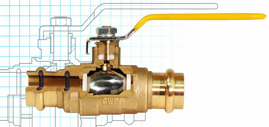 Double O-Ring Propress / Press Fit Ball Valve – Everflow (3/4″)