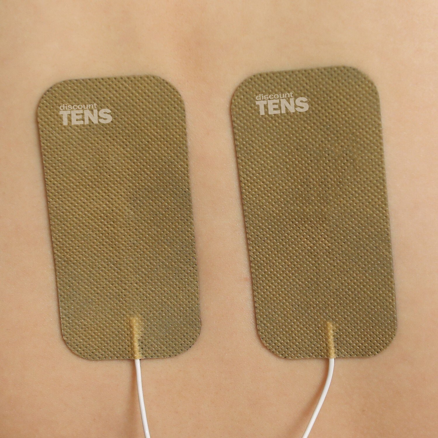 TENS Wired Electrodes Compatible with TENS 7000 & TENS 3000 – 2″x4″ 8 Pack