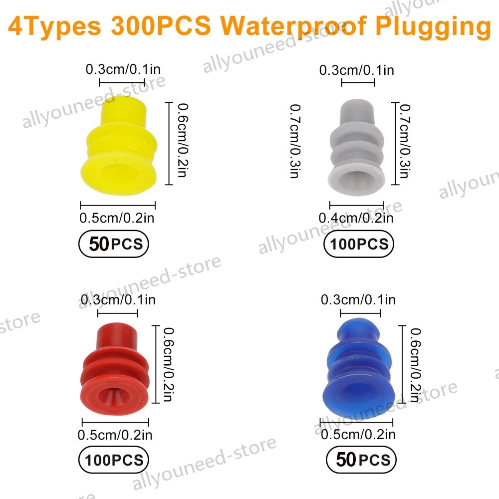 739Pcs Terminal Removal Tool Wire Seals Automotive Electrical Connector Pins Kit