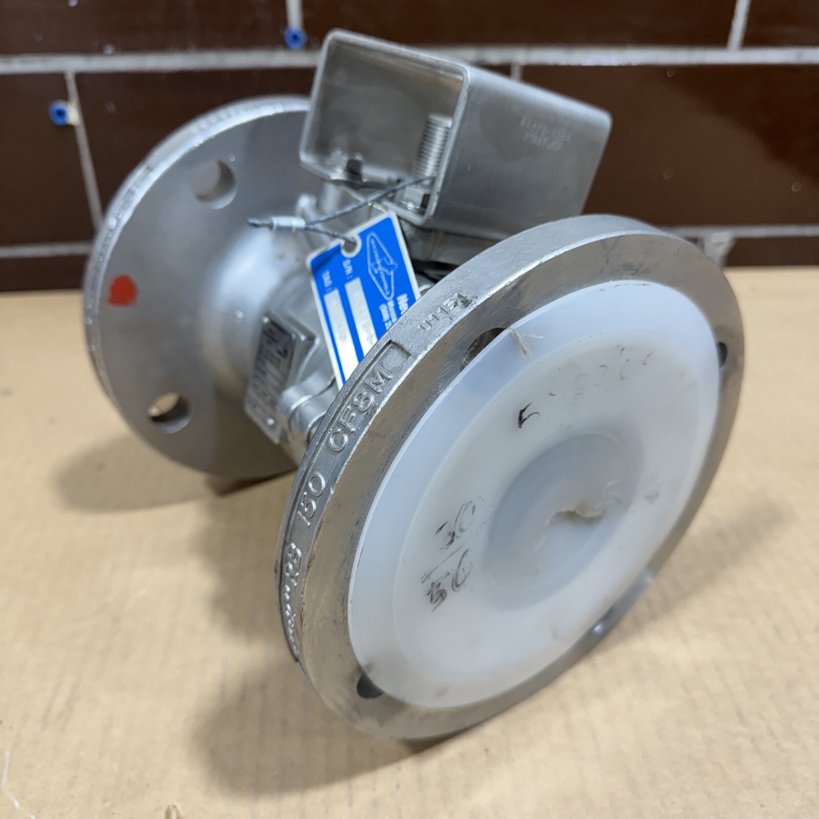 *NEW* Virgo Engineers Actuated Ball Valve RF1-R-66G-F-L 3” #150 275PSIG CF8M