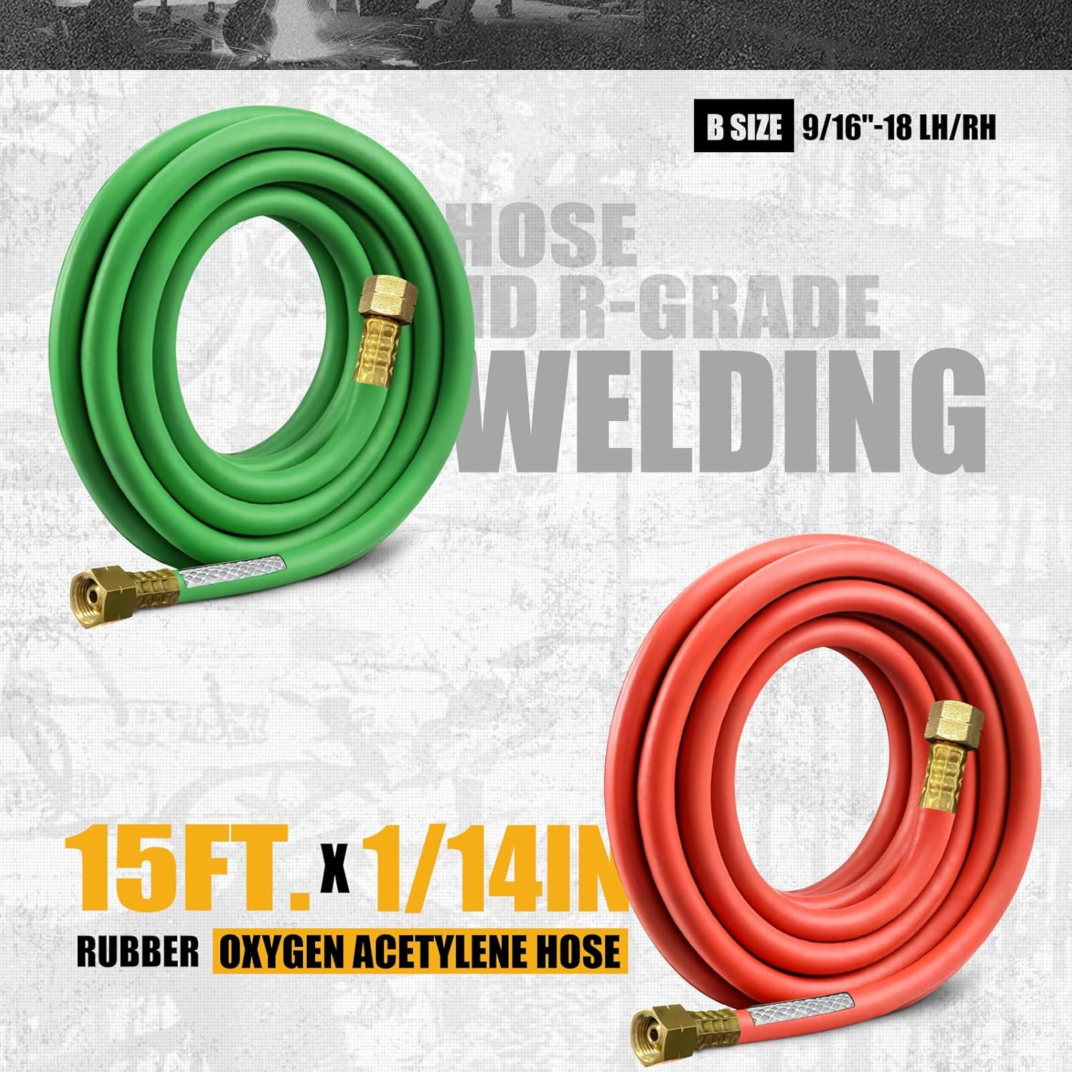 Medium Duty Oxy Acetylene Gas Welding Outfit Tote Kit, Oxygen & Acetylene Cuttin